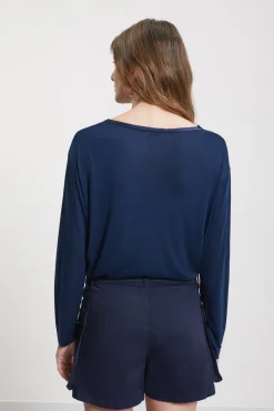 Seiden-/Viskoseshirt