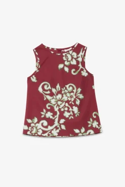 Shirt aus bedrucktem Popeline