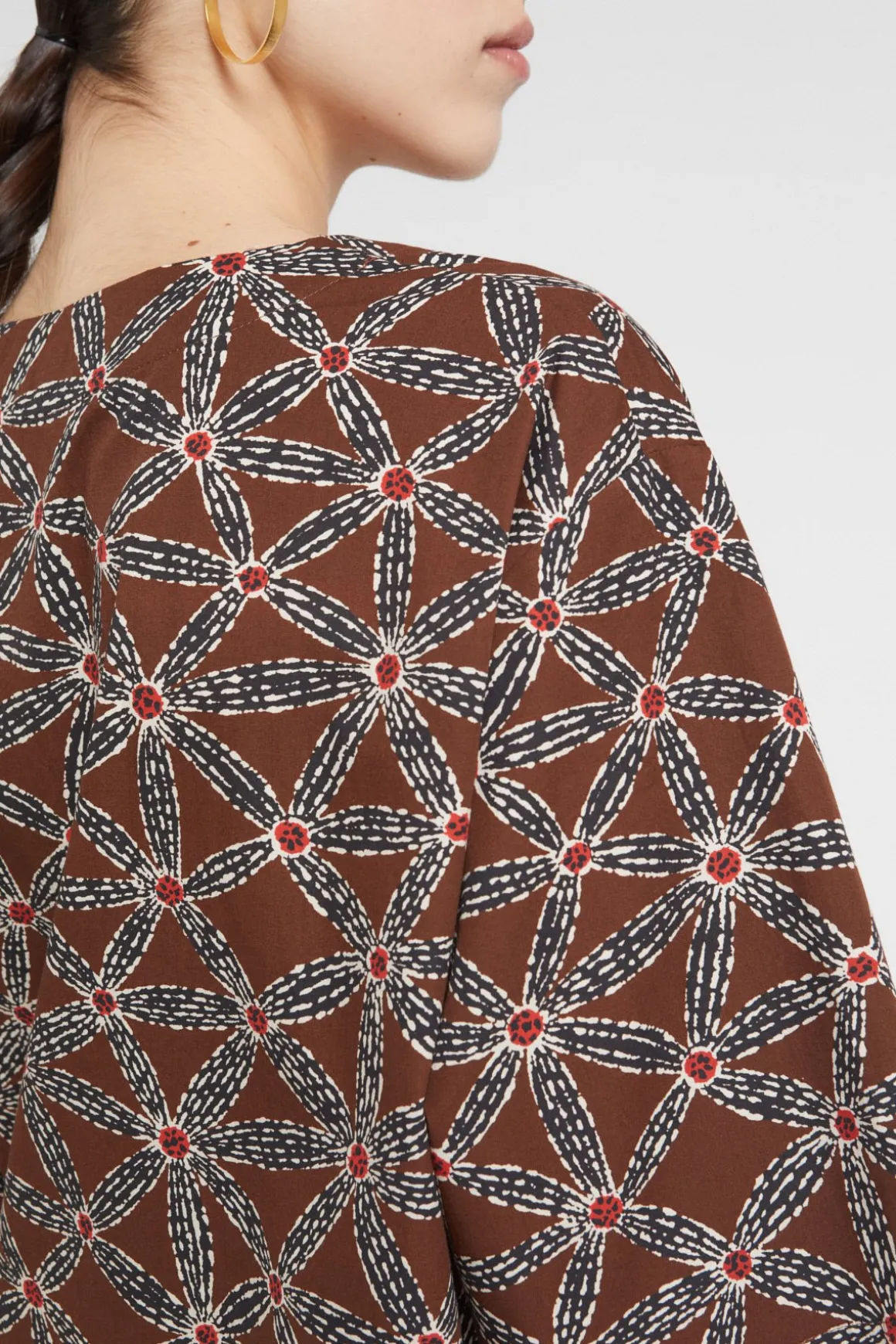 Shirt aus bedruckter Baumwolle