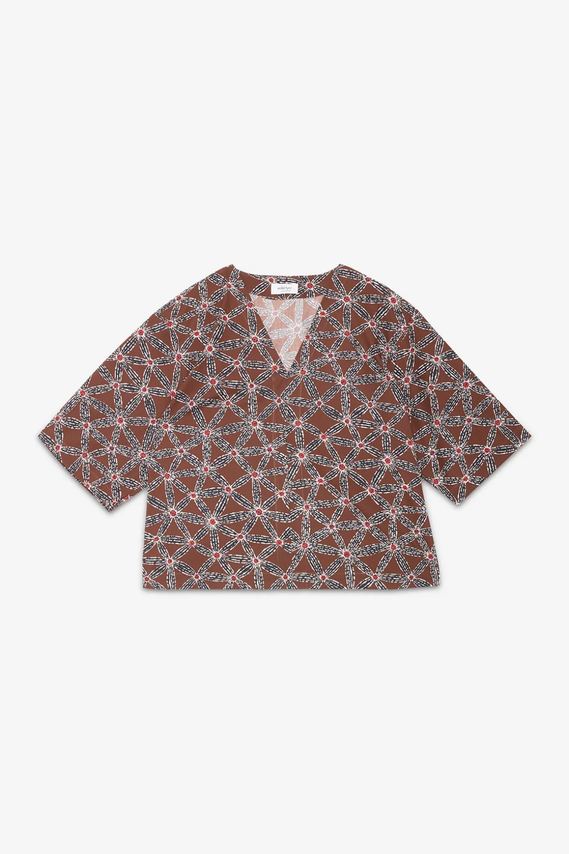 Shirt aus bedruckter Baumwolle