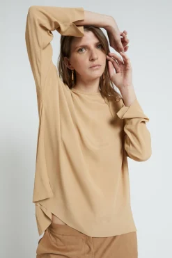 Shirt aus Seidenmischgewebe