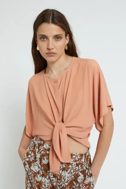 Shirt aus Seidenmischgewebe
