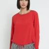 Shirt aus Seidenmischgewebe