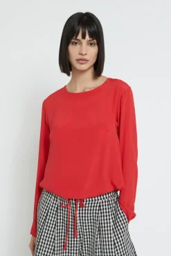 Shirt aus Seidenmischgewebe