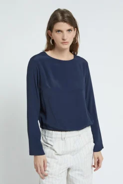 Shirt aus Seidenmischgewebe