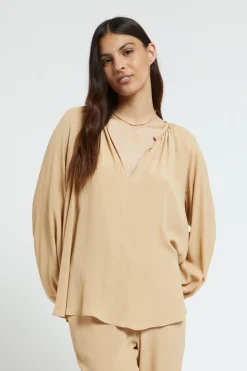 Shirt aus Seidenmischgewebe