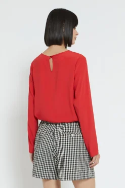 Shirt aus Seidenmischgewebe