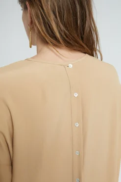 Shirt aus Seidenmischgewebe