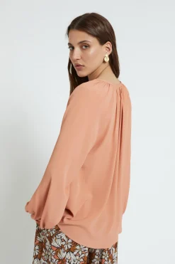 Shirt aus Seidenmischgewebe