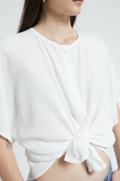 Shirt aus Seidenmischgewebe