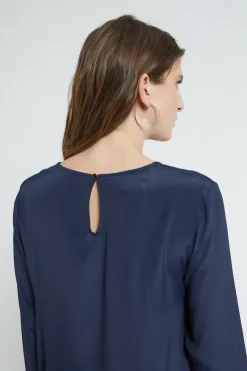 Shirt aus Seidenmischgewebe