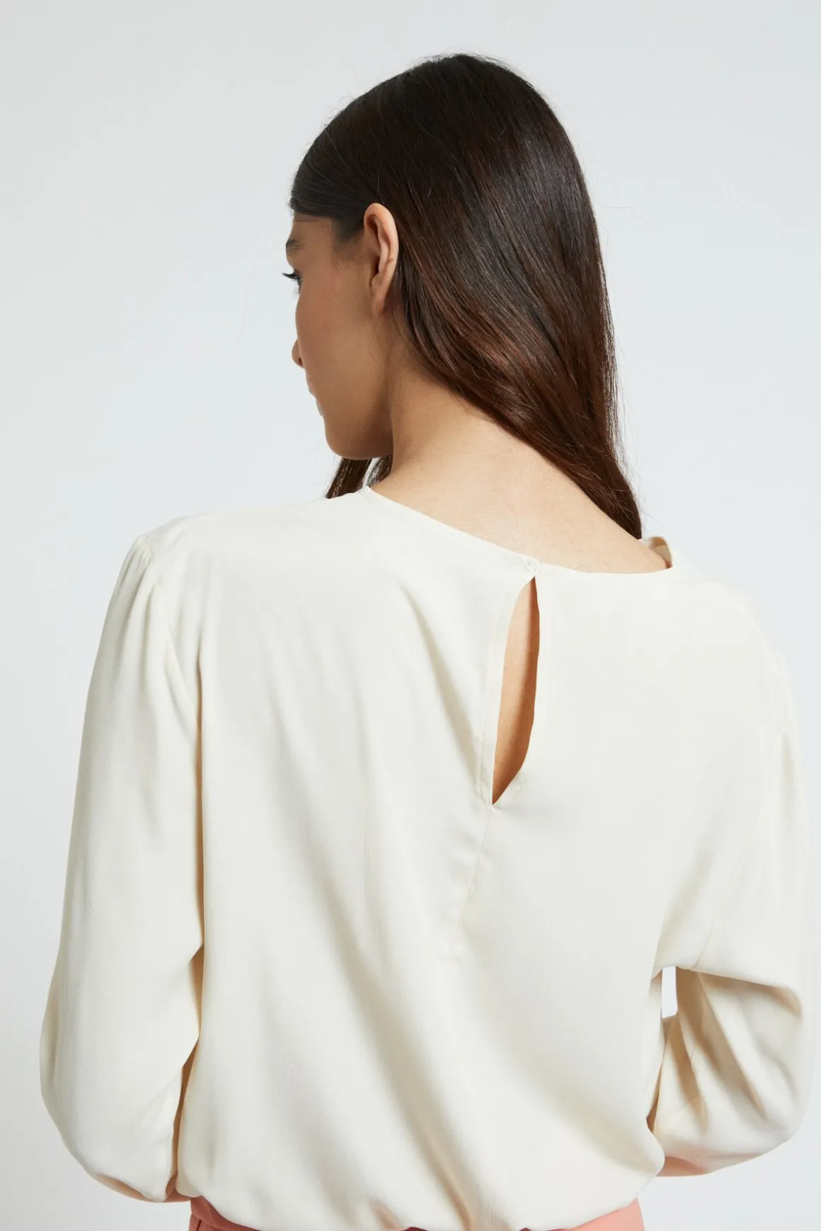 Shirt aus Seidenmischgewebe