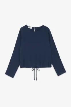 Shirt aus Seidenmischgewebe