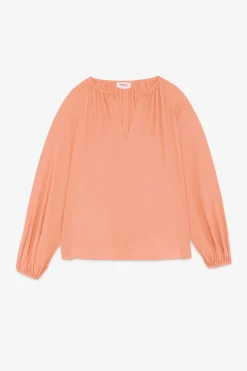Shirt aus Seidenmischgewebe