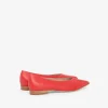 Spitze Ballerinas aus Leder