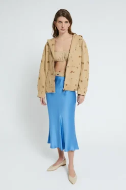 Sweatshirt-Jacke aus Baumwolle