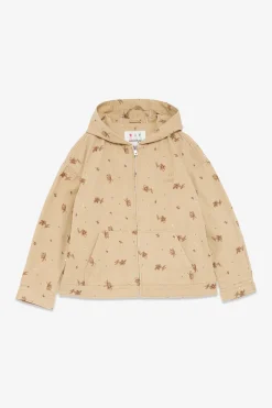 Sweatshirt-Jacke aus Baumwolle