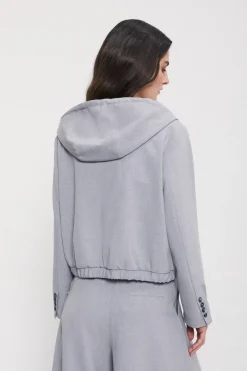 Sweatshirtjacke mit Reißverschluss