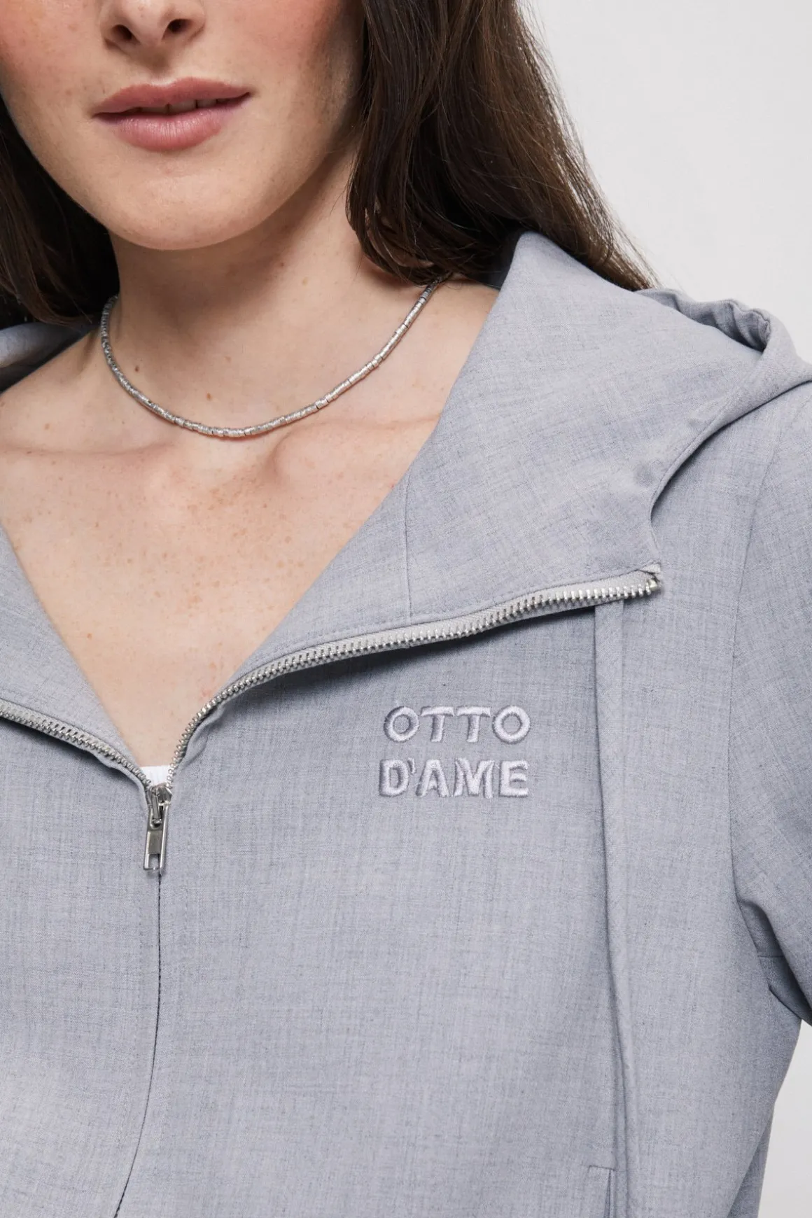 Sweatshirtjacke mit Reißverschluss