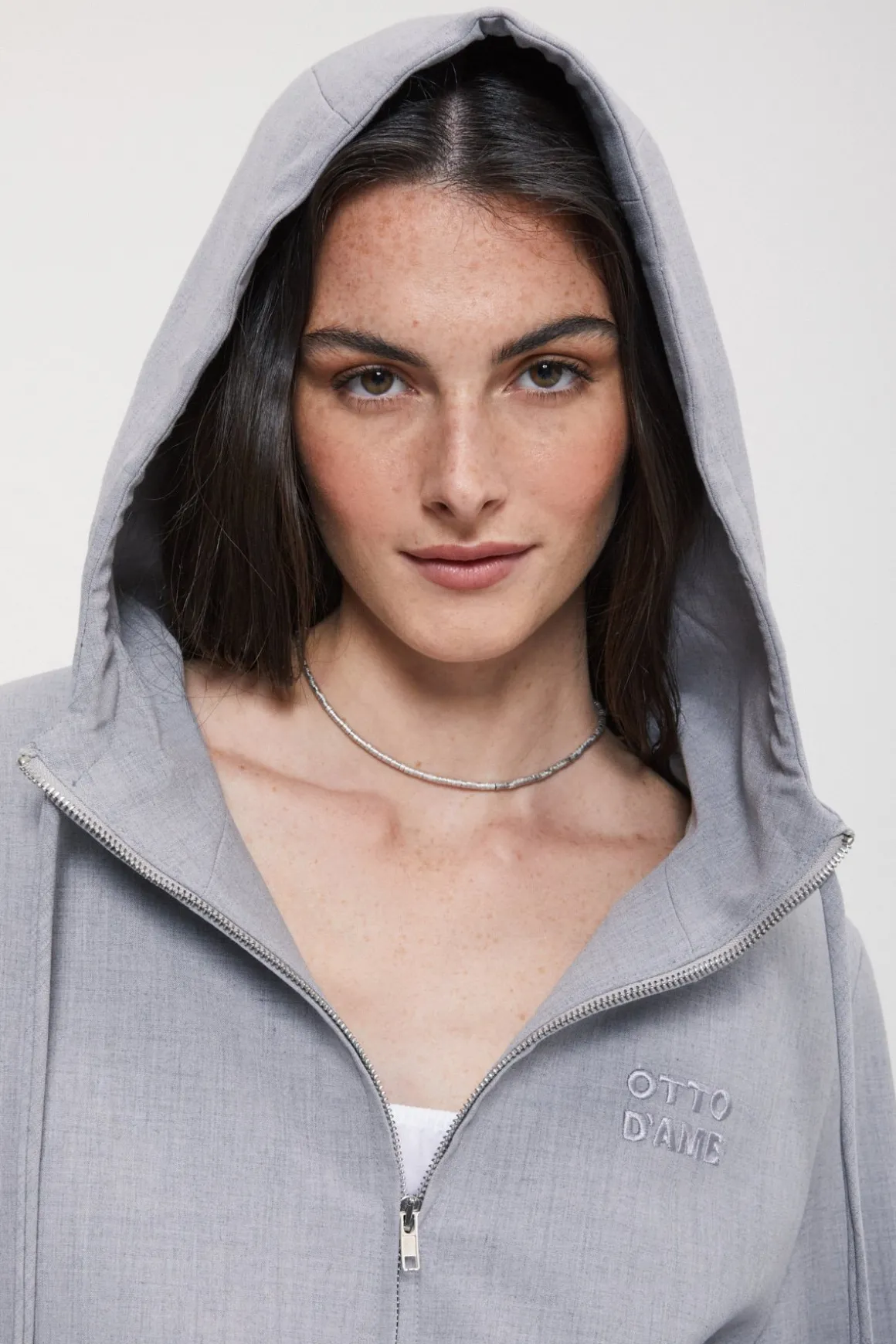 Sweatshirtjacke mit Reißverschluss