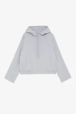 Sweatshirtjacke mit Reißverschluss