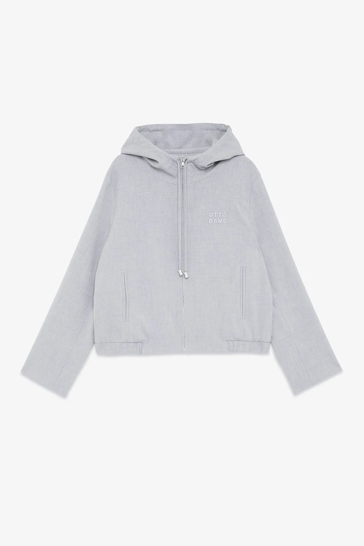 Sweatshirtjacke mit Reißverschluss