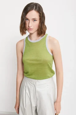 Tanktop aus Leinen
