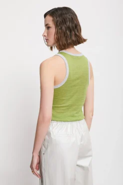 Tanktop aus Leinen