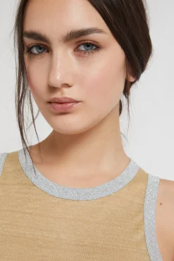 Tanktop aus Leinen