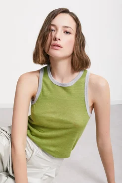 Tanktop aus Leinen