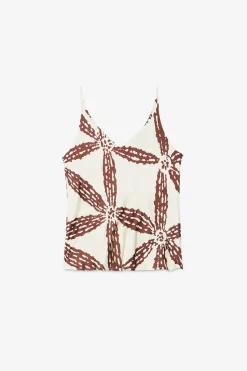 Tanktop aus Viskosesatin