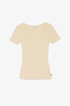 T-Shirt aus Baumwolle/Modal