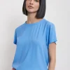 T-Shirt aus Seidenmischgewebe