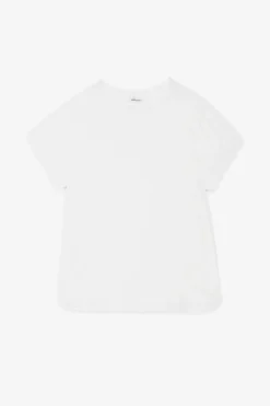 T-Shirt aus Seidenmischgewebe