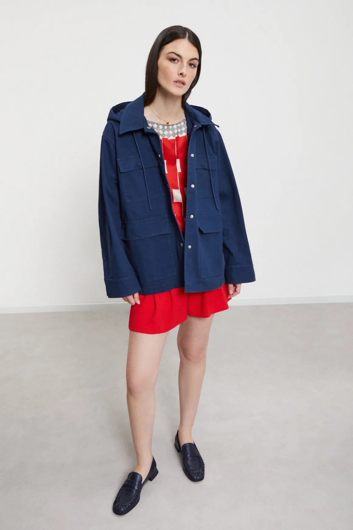 Unifarbene Shorts