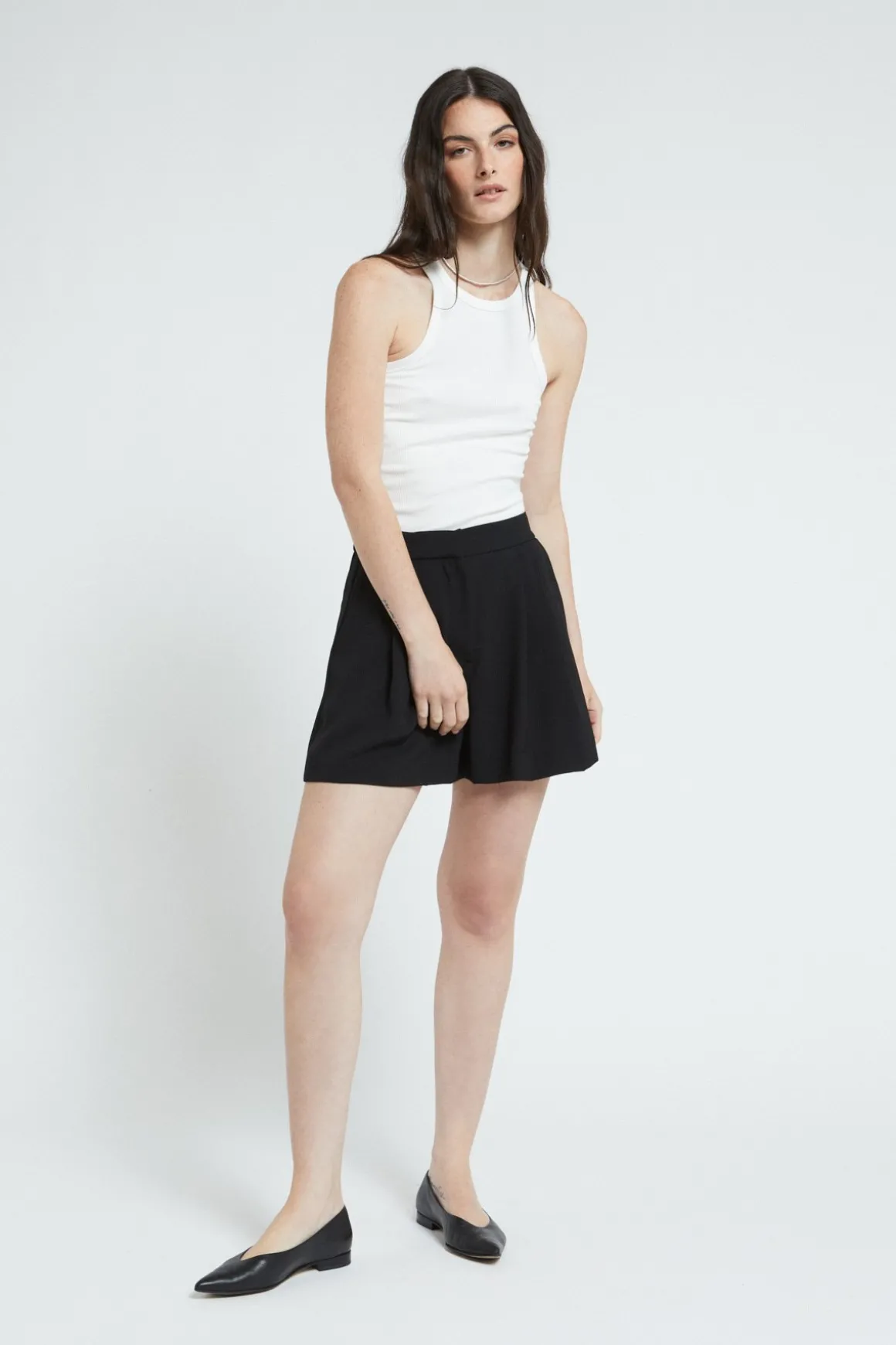 Unifarbene Shorts