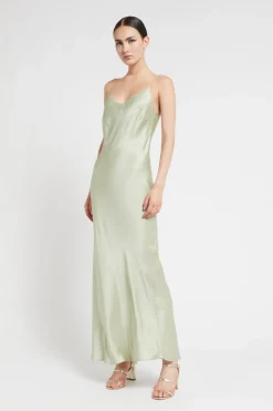 Viskosekleid im Unterkleidstil