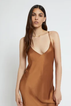 Viskosekleid im Unterkleidstil