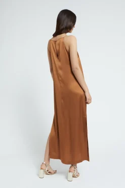 Viskosekleid im Unterkleidstil
