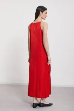 Viskosekleid im Unterkleidstil