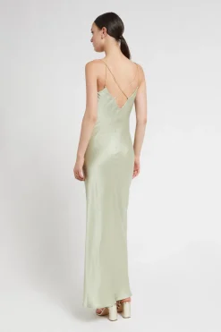 Viskosekleid im Unterkleidstil
