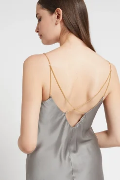 Viskosekleid im Unterkleidstil