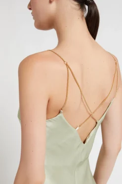 Viskosekleid im Unterkleidstil