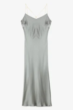 Viskosekleid im Unterkleidstil