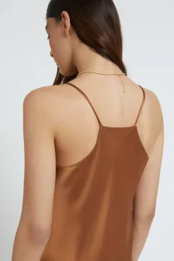 Viskosekleid im Unterkleidstil