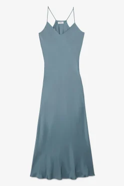 Viskosekleid im Unterkleidstil