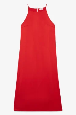 Viskosekleid im Unterkleidstil