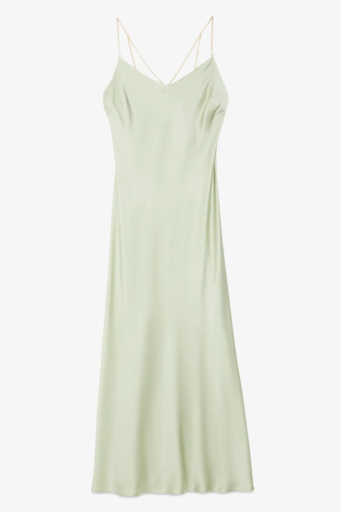 Viskosekleid im Unterkleidstil
