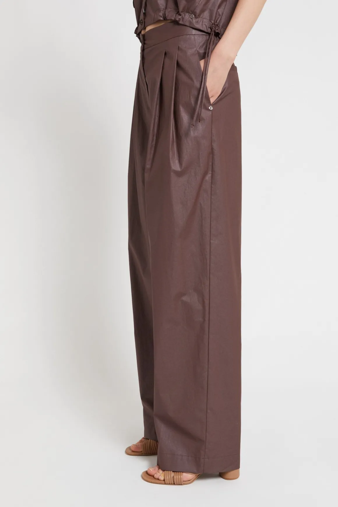 Weite Baumwollhose