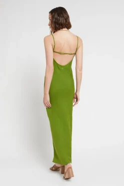 Leinenkleid im Unterkleidstil